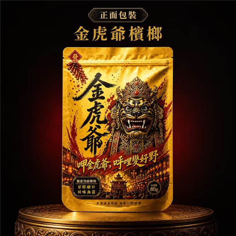 【金虎爺檳榔】大陸檳榔乾果 30顆獨立包裝隨身方便 台灣市場調味