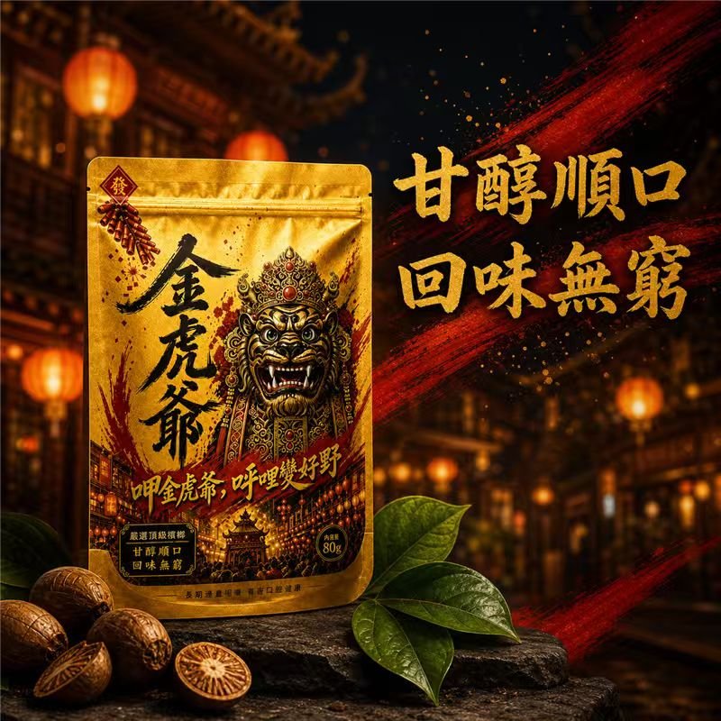 【金虎爺檳榔】大陸檳榔乾果 30顆獨立包裝隨身方便 台灣市場調味